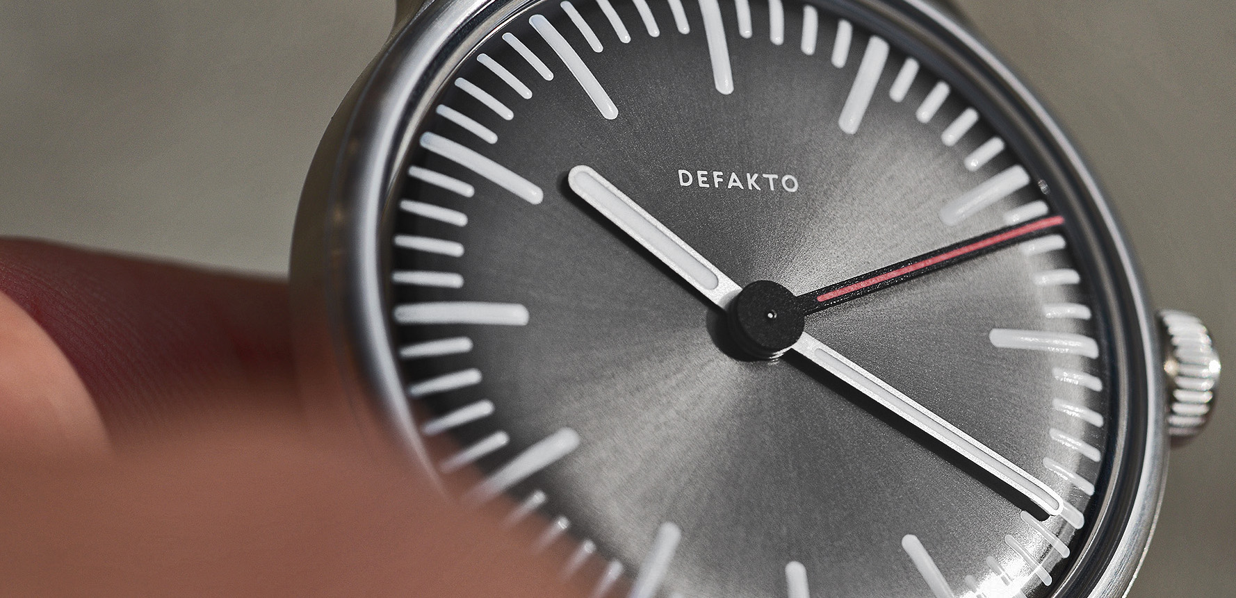 sunburst watch dial zifferblatt Defakto transit